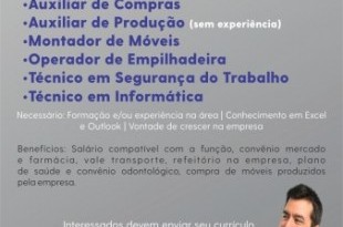Oportunidade de emprego! 