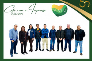 CAFÉ COM A IMPRENSA: VIERO MÓVEIS RECEBE PROFISSIONAIS DE DIVERSOS MEIOS DE COMUNICAÇÃO DE CONCÓRDIA